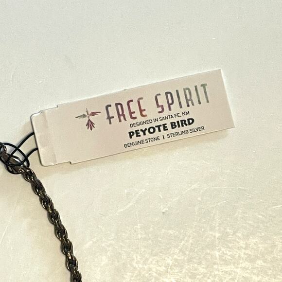 Peyote Bird Bronze Tone Sterling Silver Chain Necklace ~ New/NWT Sundance - Picture 3 of 5